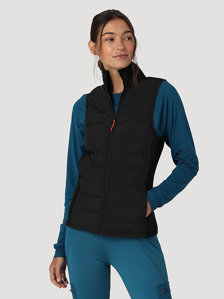 All Terrain Gear Athletic Hybrid Vest in Real Black main view