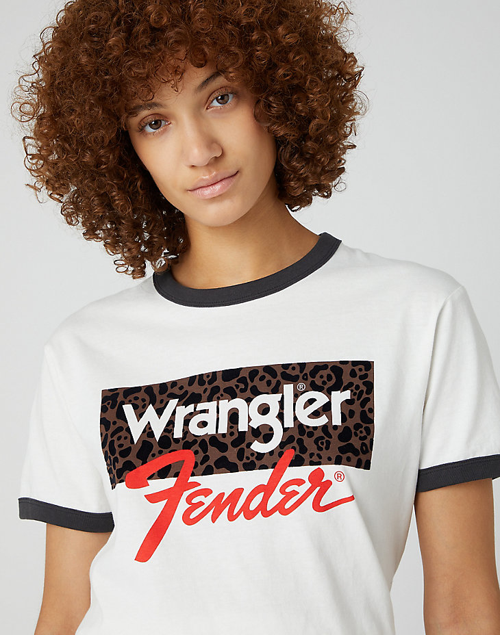 FENDER X WRANGLER® Relaxed Ringer Tee in Faded Black alternative view