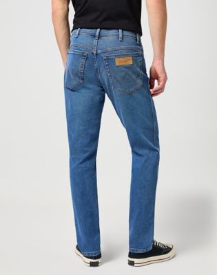 Wrangler Texas Stretch Denim Jeans Blue Black