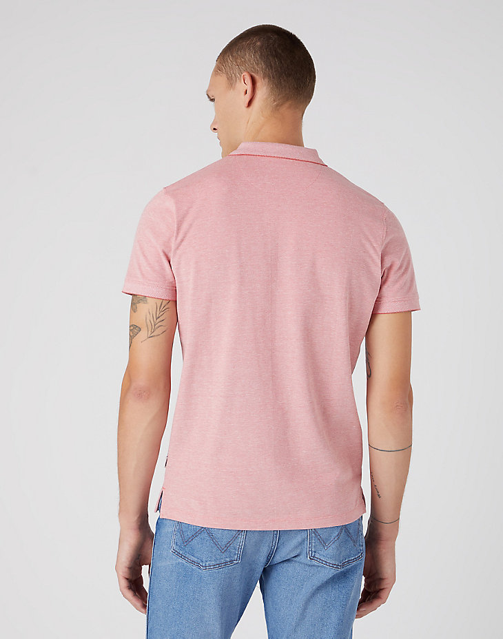 Refined Polo Shirt in Faded Rose alternative view 2