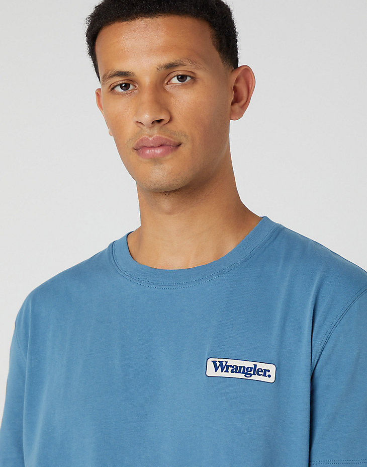 Logo Tee in Captains Blue alternative view 3