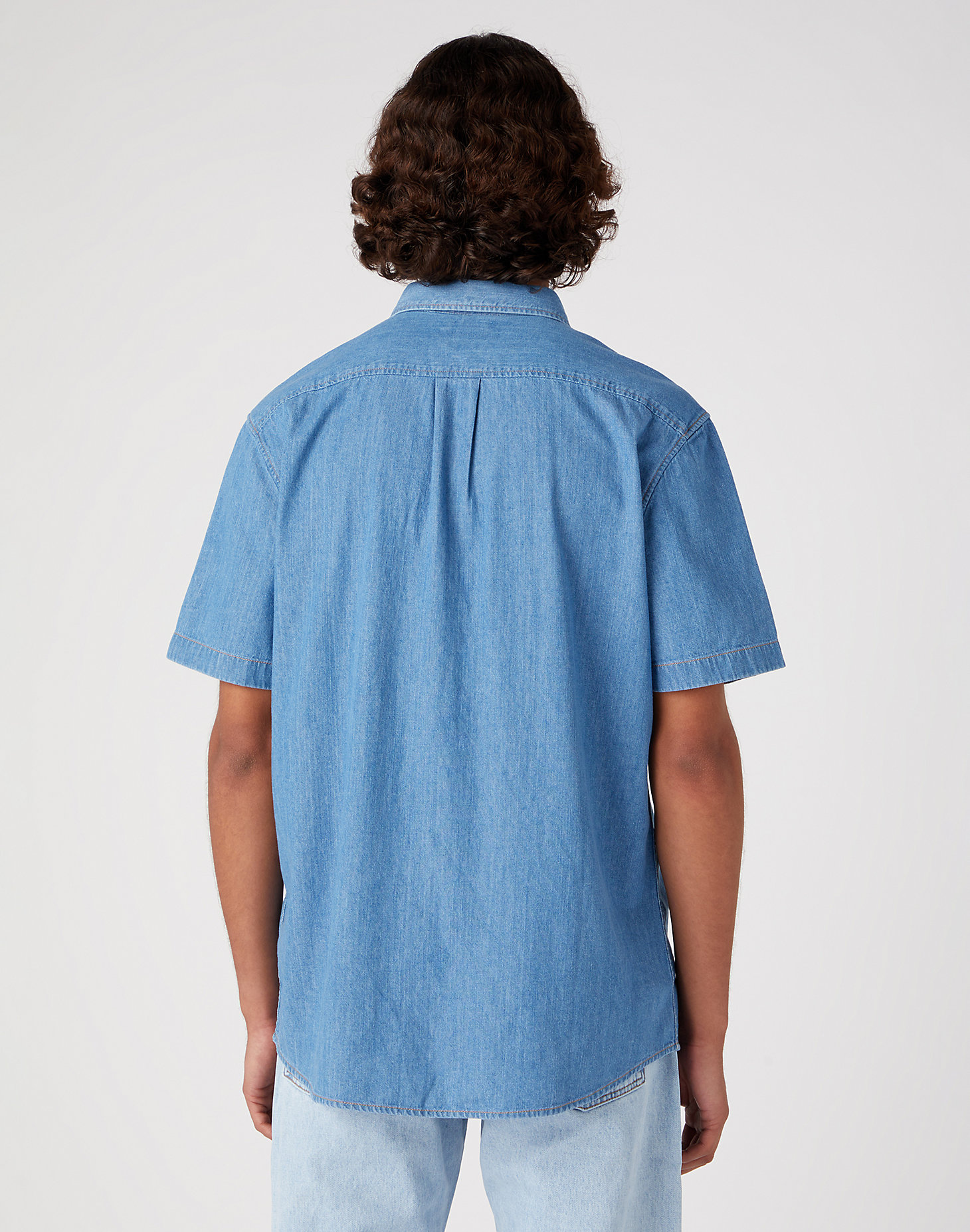 Short Sleeve 1 Pocket Shirt in Light Stone alternative view 2