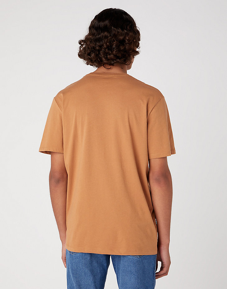 Sign Off Tee in Tobacco Brown alternative view 2