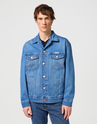 Veste jean wrangler discount homme