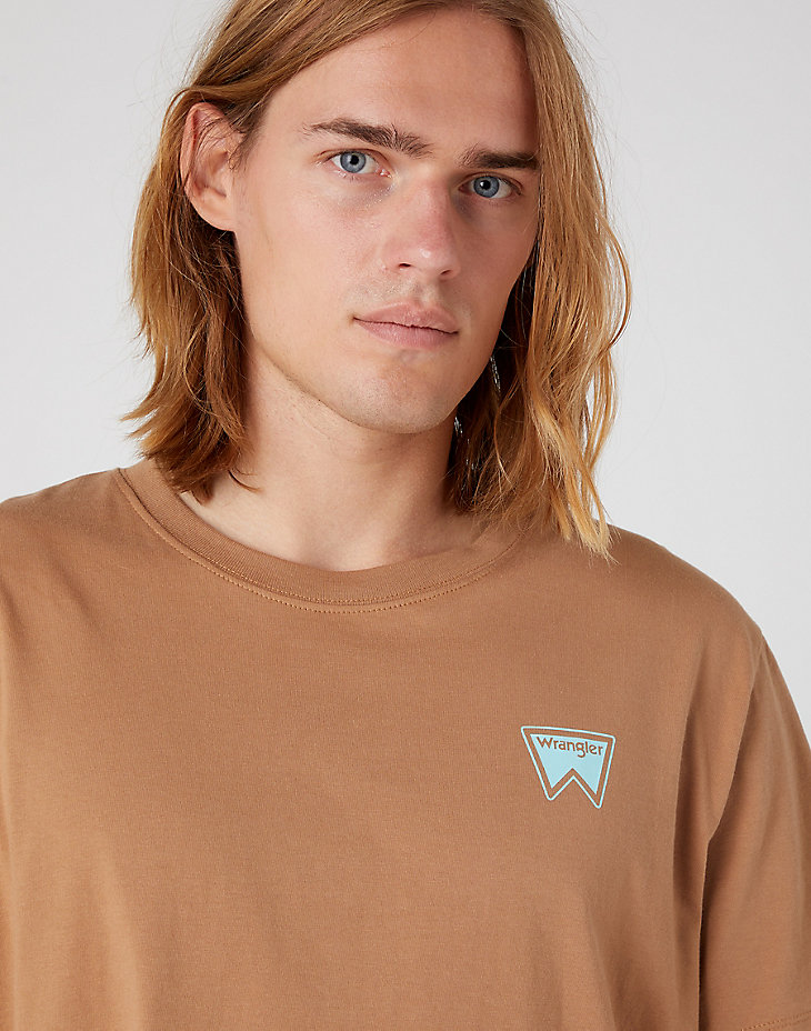 Graphic Tee in Burro Brown alternative view 4