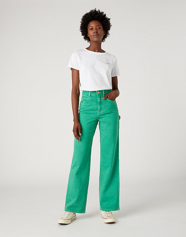 Mom Relaxed Carpenter Jeans in Bright Green alternative view
