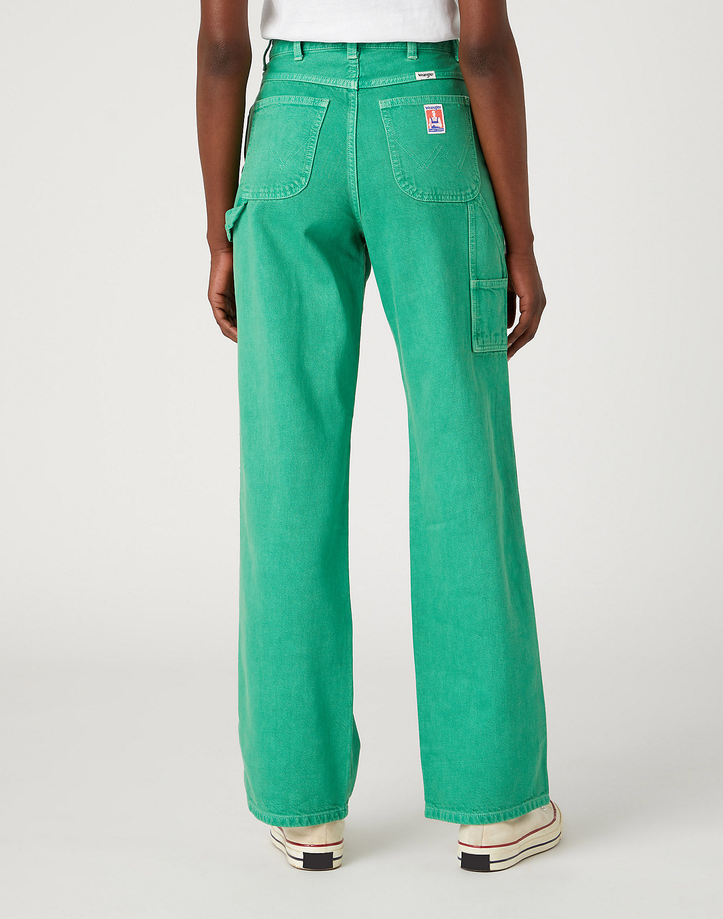 Mom Relaxed Carpenter Jeans in Bright Green alternative view 2