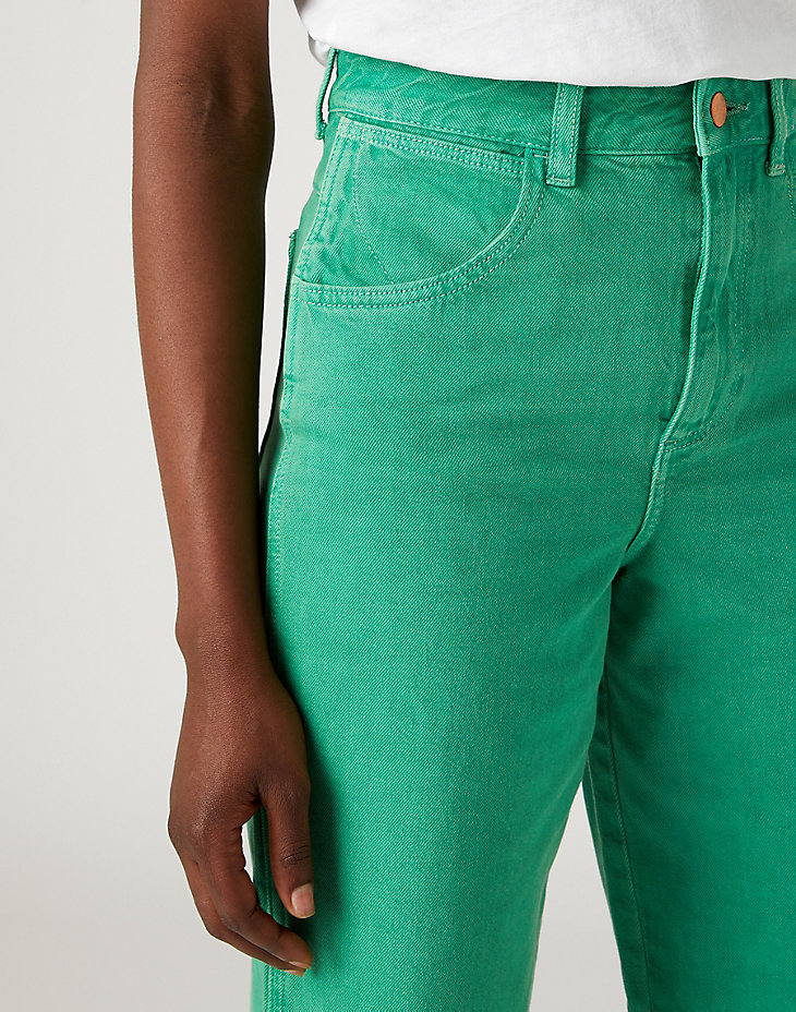 Mom Relaxed Carpenter Jeans in Bright Green alternative view 4