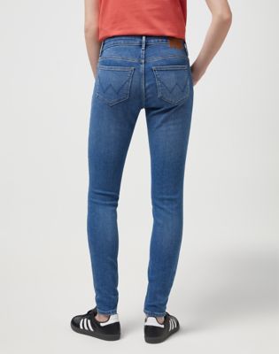 High rise skinny store wrangler