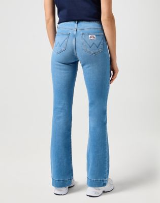 Arizona jeans co. Flare crinkle jeans womens sz 9L low rise dark wash denim  Y2K