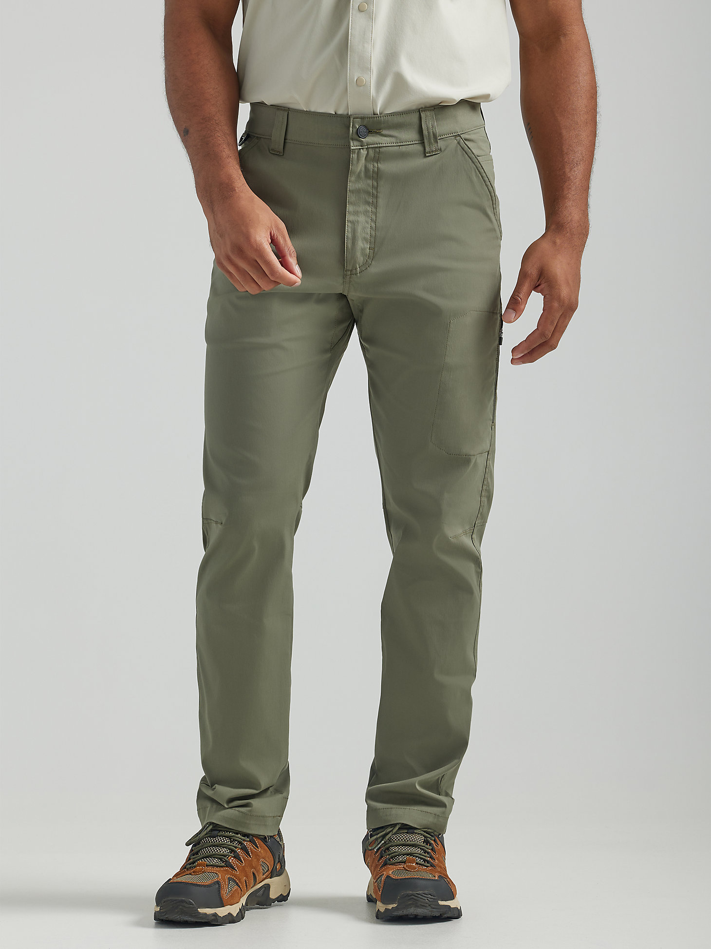 Sustainable Utility Pant in Dusty Olive main view