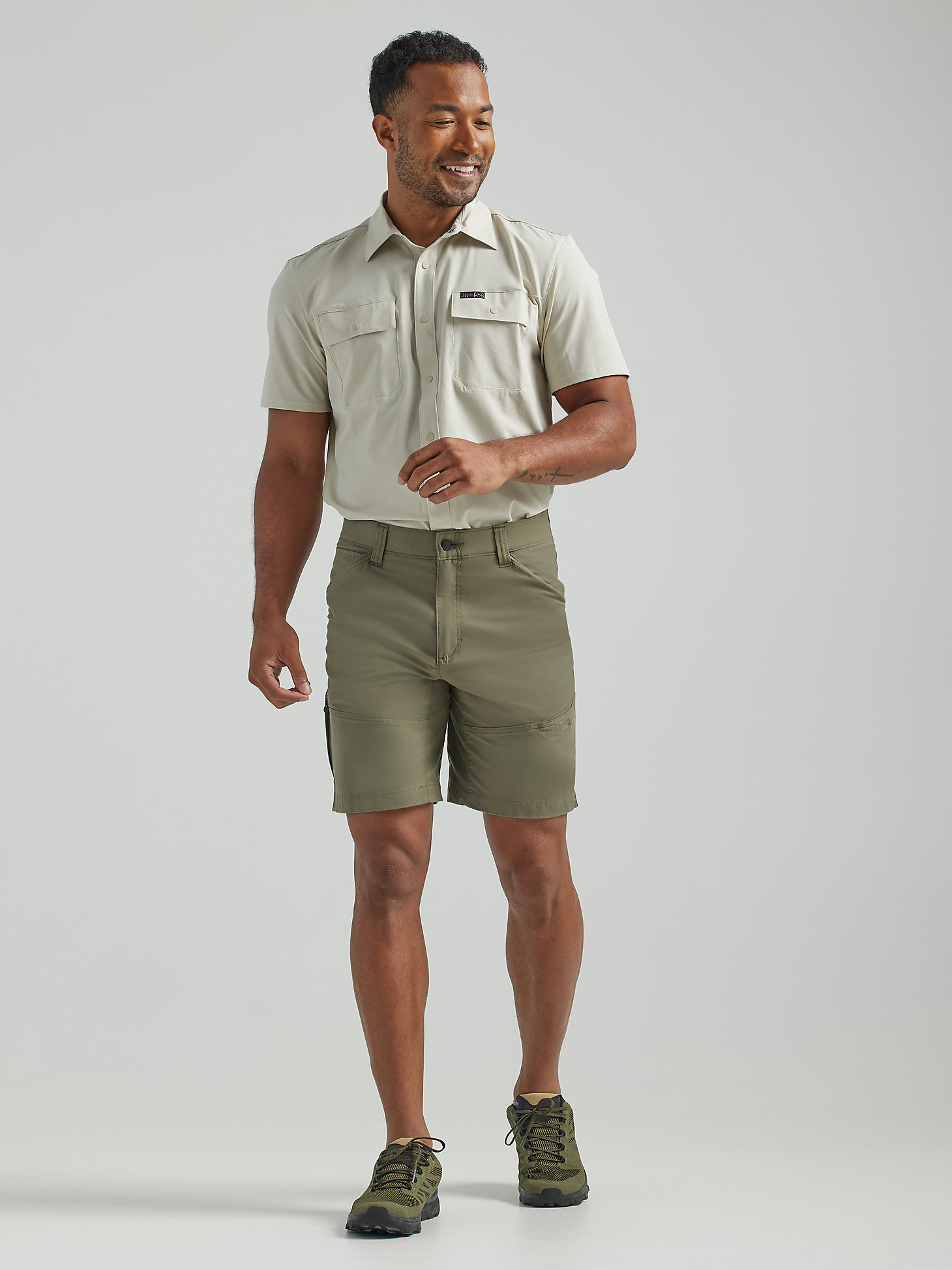 Rugged Trail Short in Dusty Olive alternative view 1
