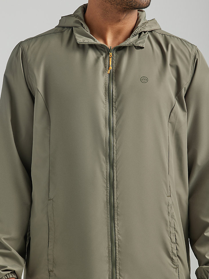 Lightweight Packable Jacket in Dusty Olive alternative view 3
