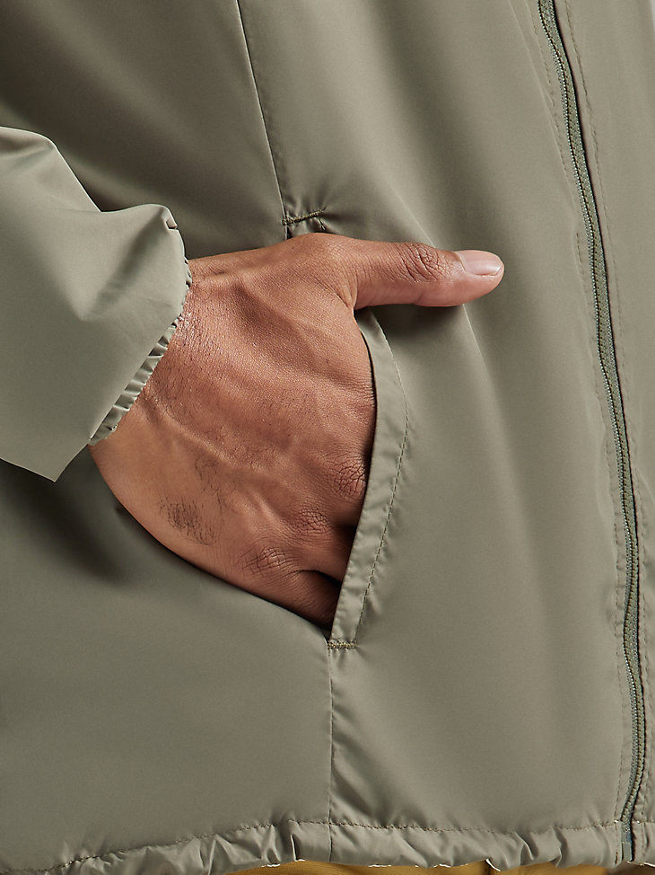 Lightweight Packable Jacket in Dusty Olive alternative view 5