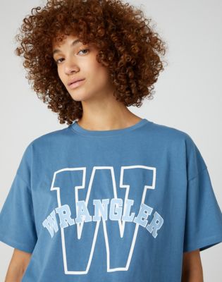 Girlfriend Tee in Captains Blue alternative view 3