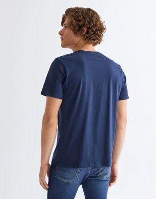 Two-Pack Regular Sign Off Tees in True Navy & Black