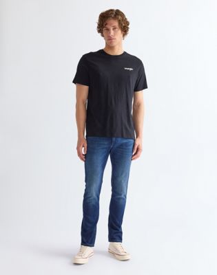 Two-Pack Regular Sign Off Tees in True Navy & Black