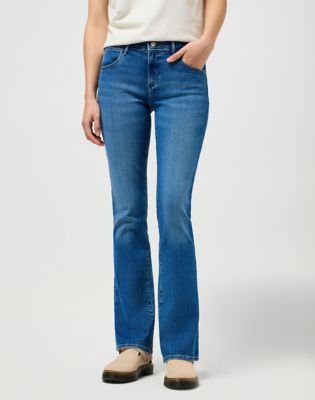 Regeringsverordening Intens blauwe vinvis Bootcut | Wrangler®