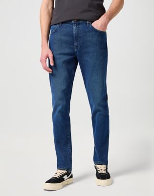 Wrangler Larston Slim Tapered Mens Jeans - For Real
