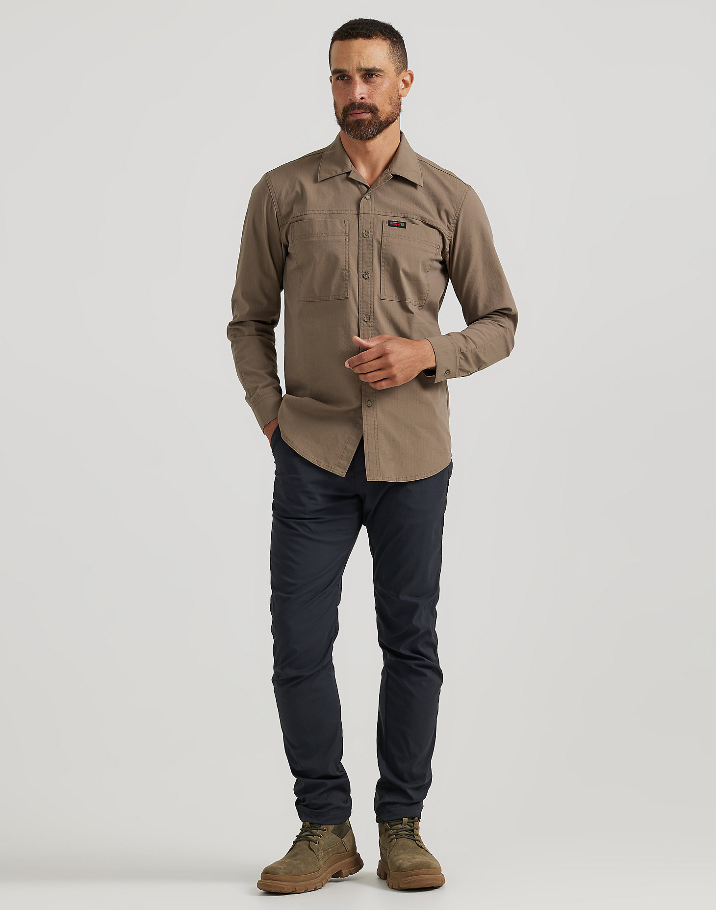 Long Sleeve Rugged Utility Shirt in Bungee Cord alternative view 3