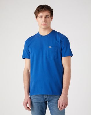 Men's Pocket T Shirt - RAF Blue - Community Clothing