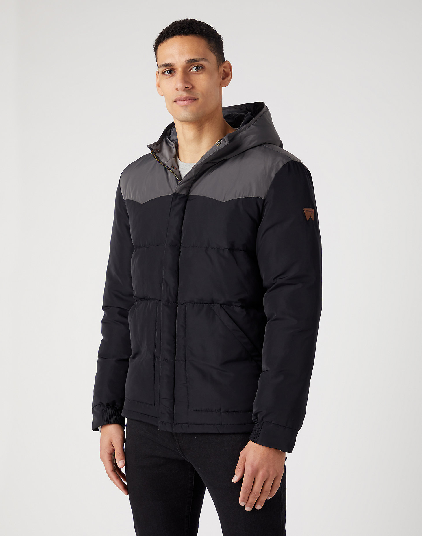 Puffer Jacket in Black main view