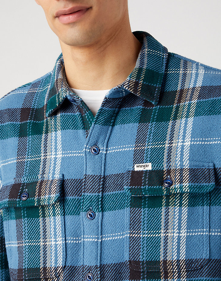 Overshirt in Captains Blue alternative view 3