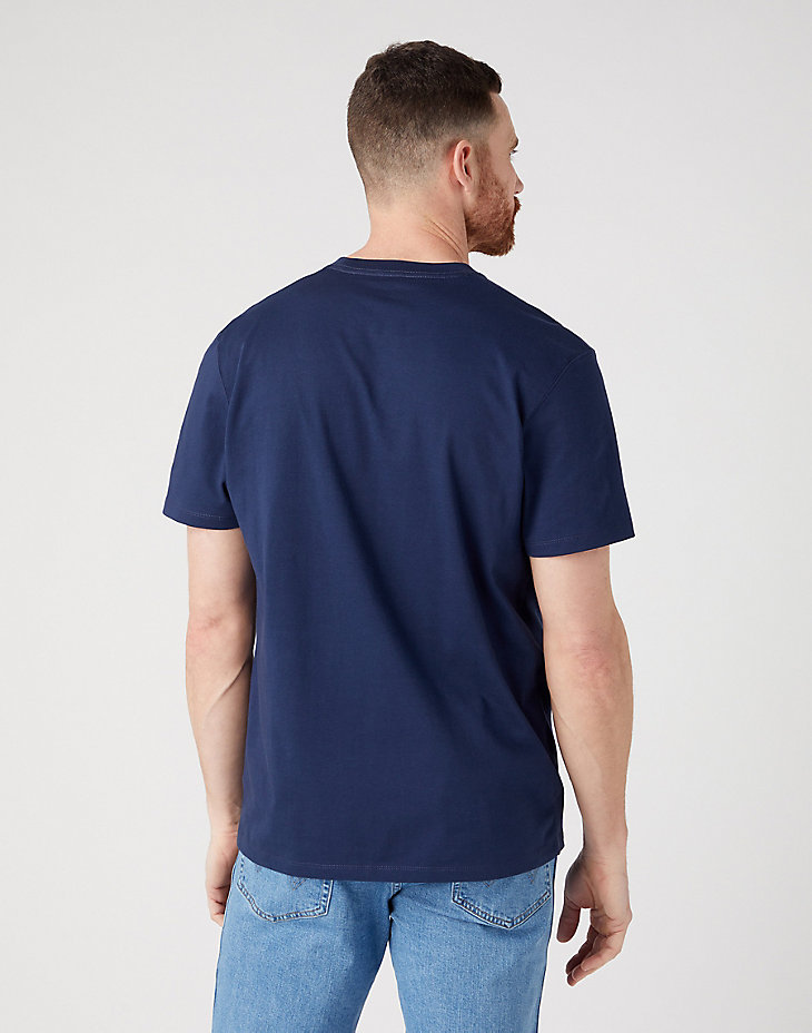 Sign Off Tee in Navy alternative view 2