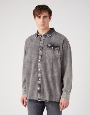 Short Sleeve Western Shirt in Light Stone | Men | Wrangler®