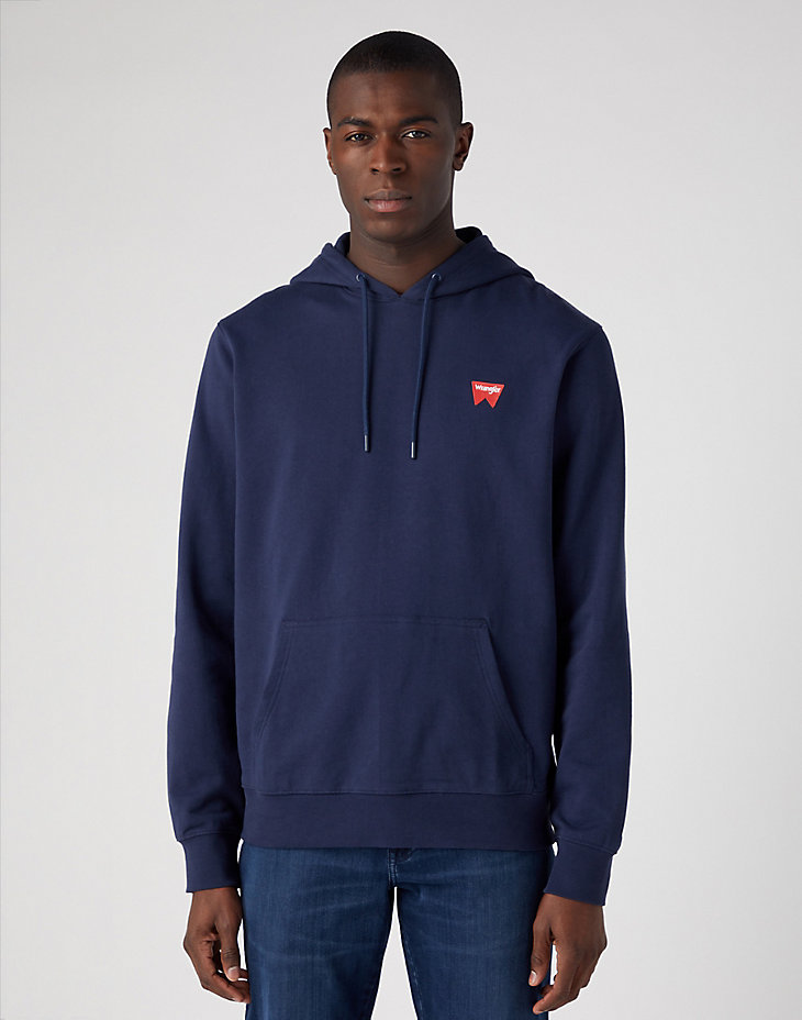 Sign Off Hoodie in Real Navy main view