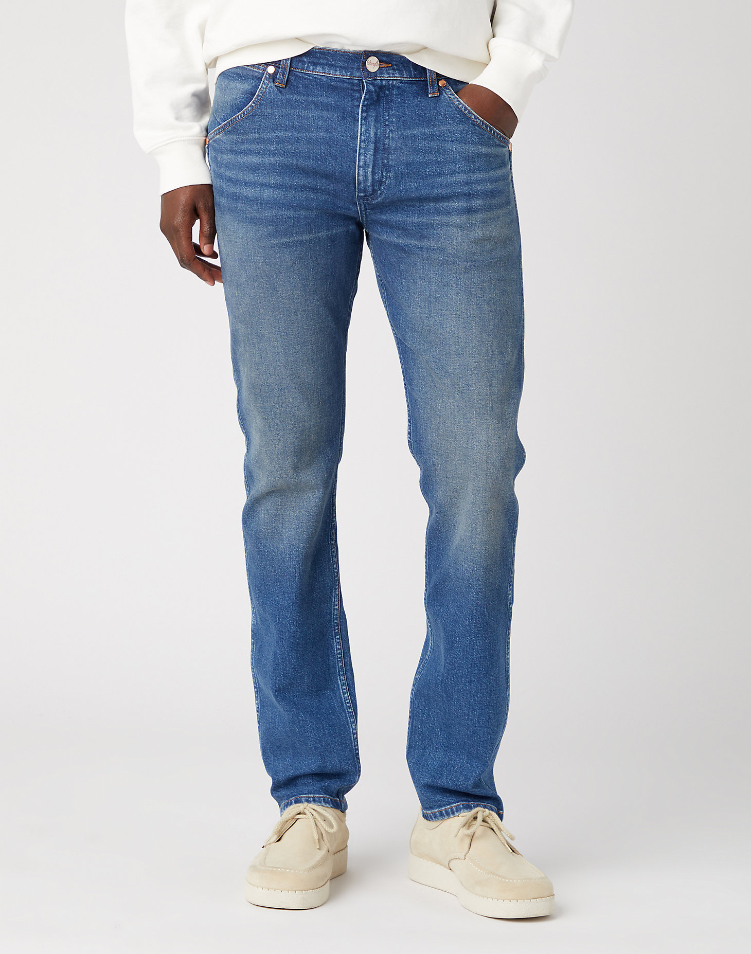 Indigood Icons 11MWZ Western Slim Jeans in Wranch main view