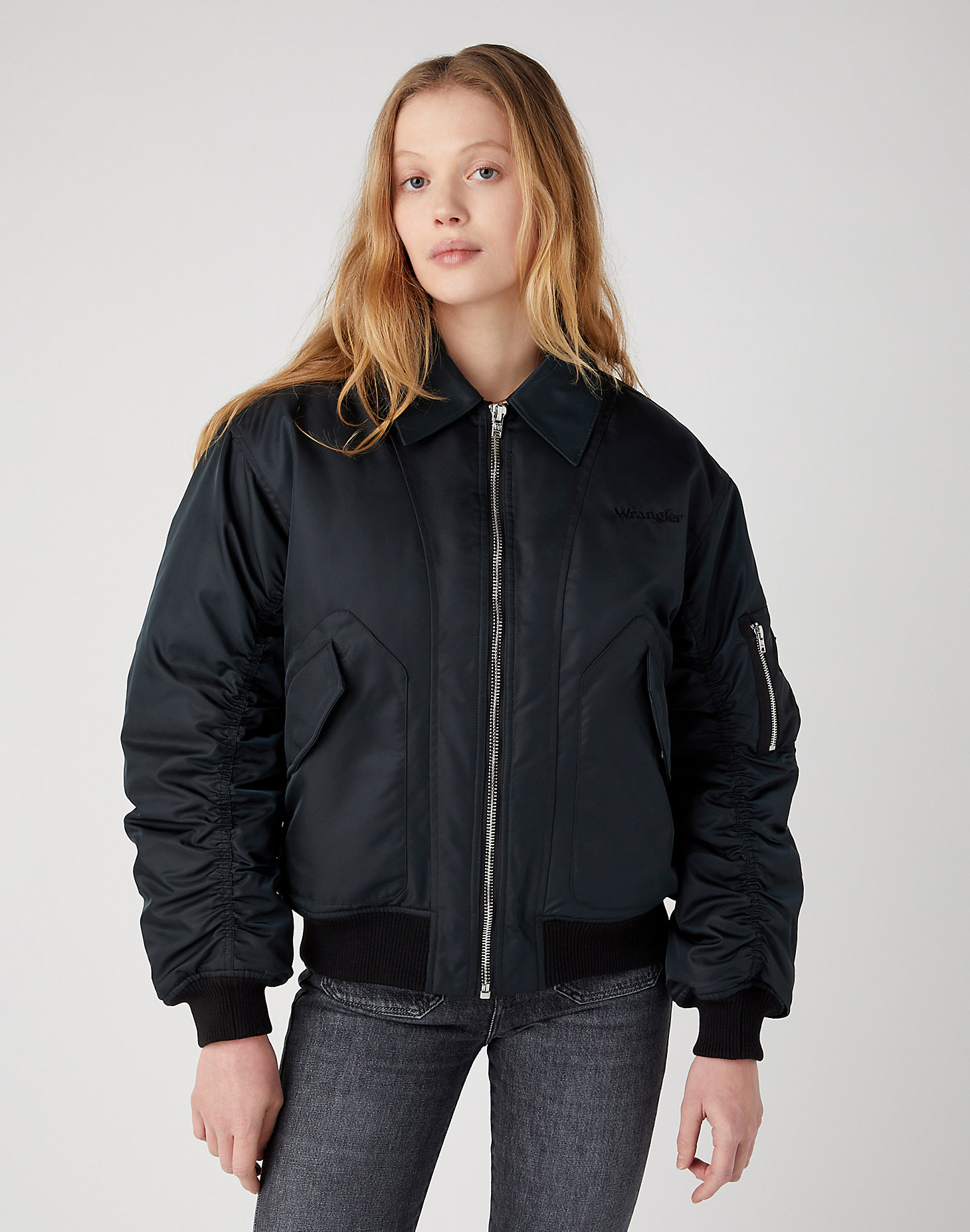 Bomber Jacket in Black main view