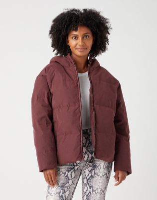 Burgundy padded jacket outlet women's