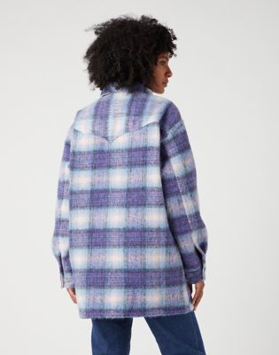 Plaid western outlet jacket