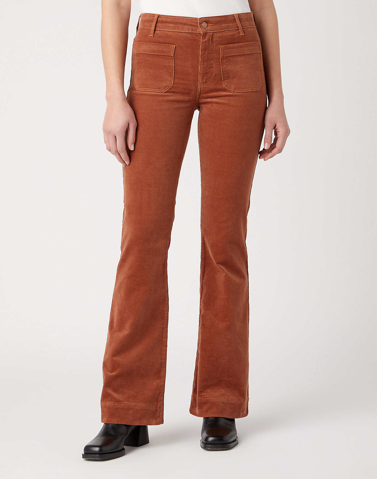 Flare Jeans in Pony Brown main view
