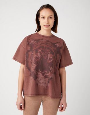 Wrangler tiger hot sale oversized tee