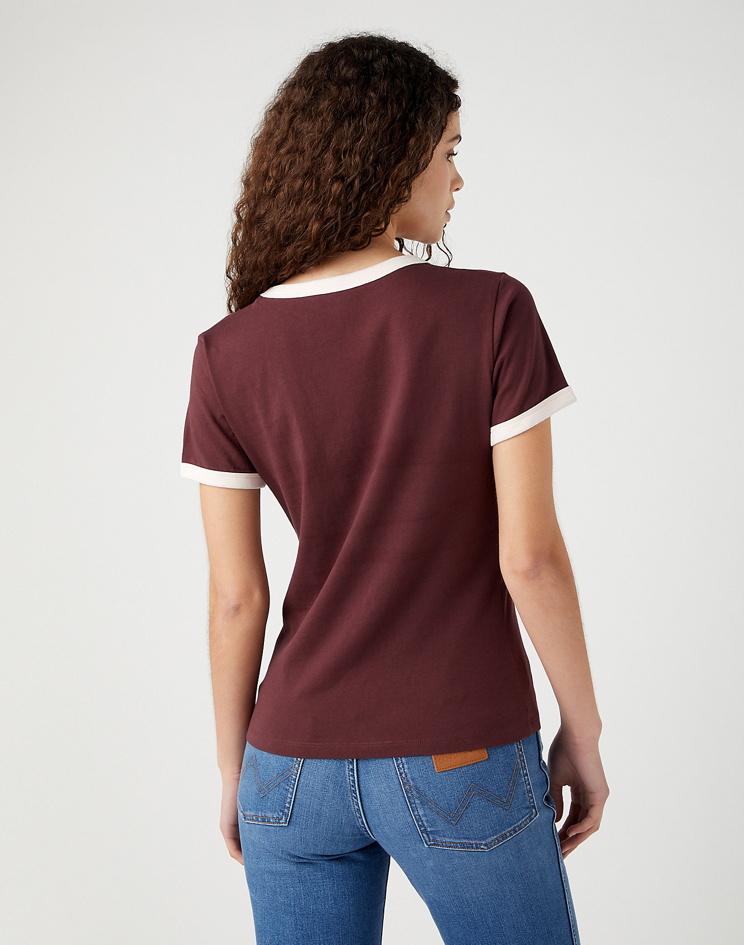 Relaxed Ringer Tee in Dahlia alternative view 2
