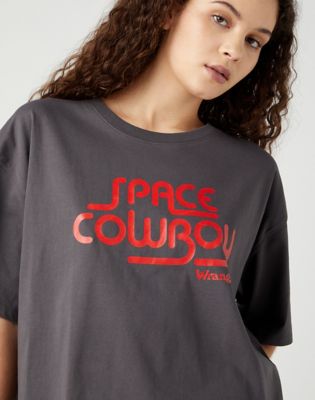 Crew Neck Boxy Crop T-shirt