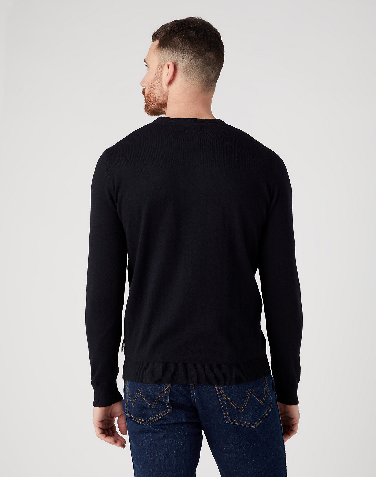 Crewneck Knit in Real Black alternative view 2