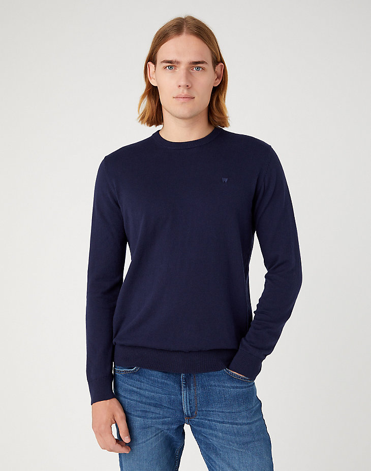 Crewneck Knit in Navy main view
