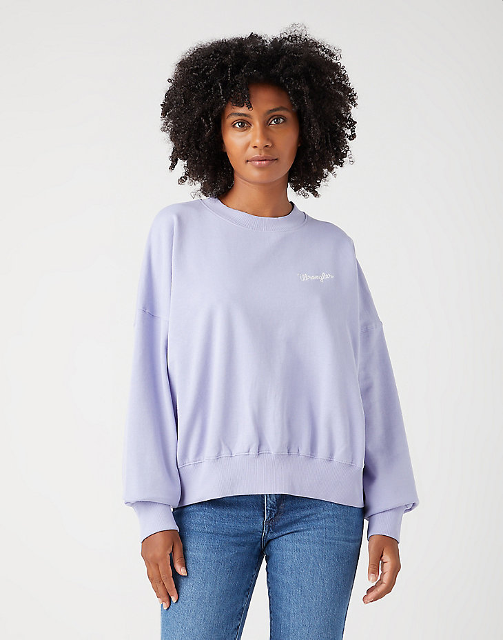Relaxed Sweatshirt in Sweet Lavender main view