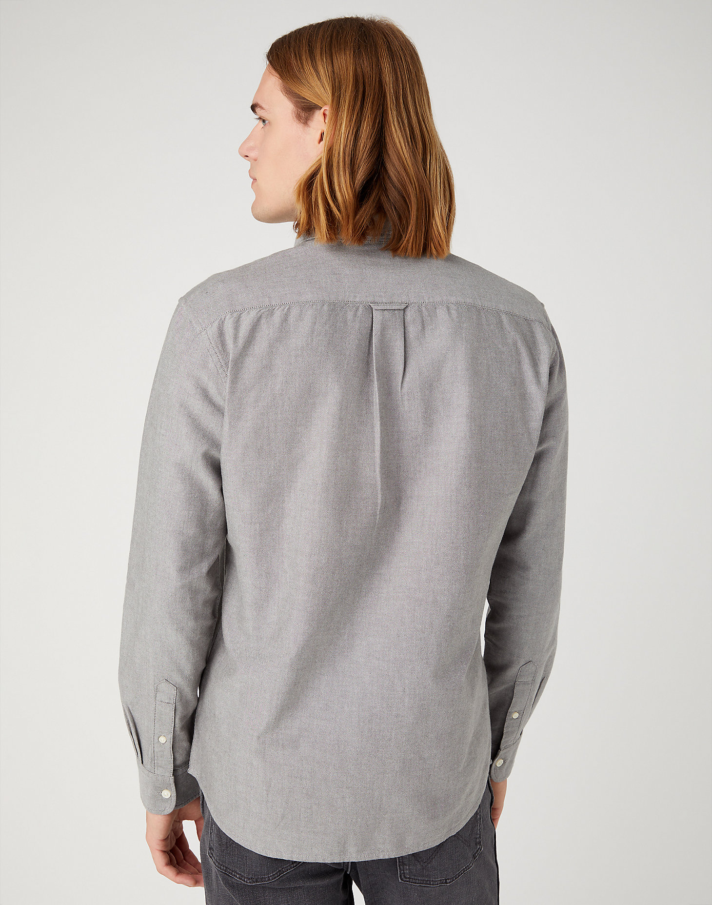1 Pocket Button Down Shirt in Grey alternative view 2