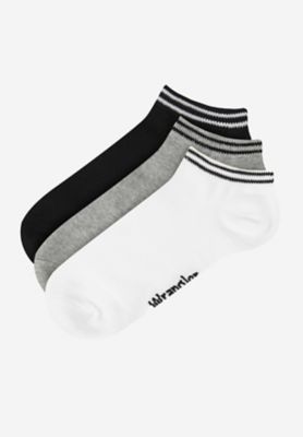 3-Pack Low Socks in Black Mix main view