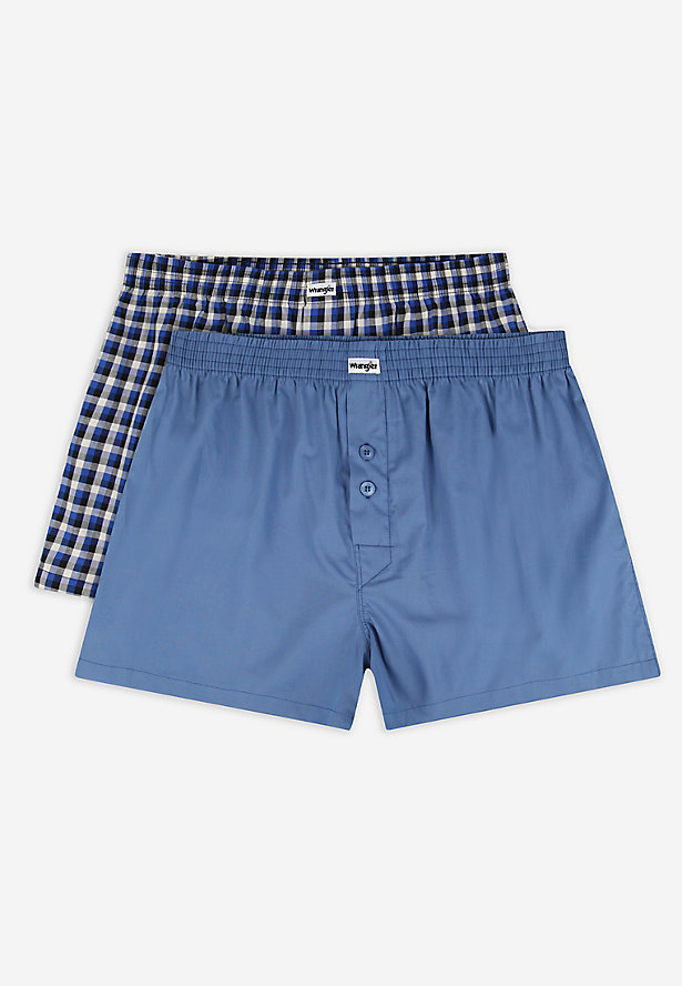 2-Pack Woven Boxer in Federal Blue