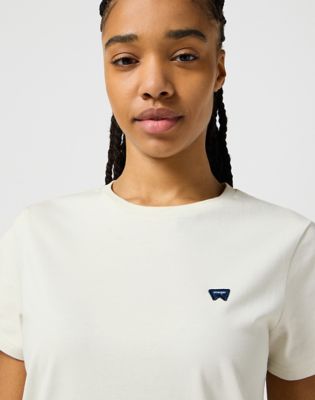 Round Tee in Vintage White alternative view 2