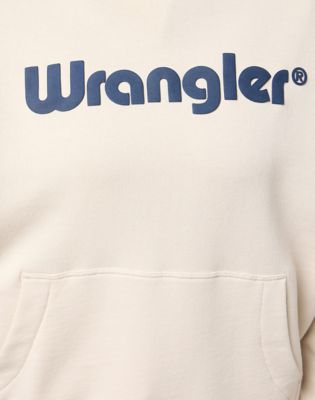 White sale wrangler hoodie