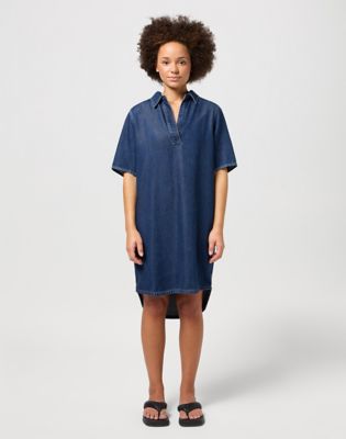 Wrangler denim cheap shirt dress