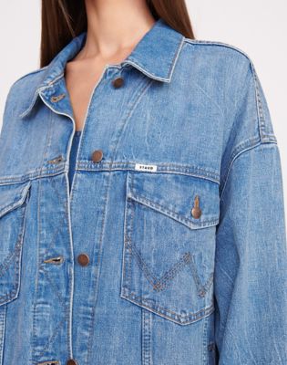 Wrangler Men's Oversize Denim Trucker Jacket