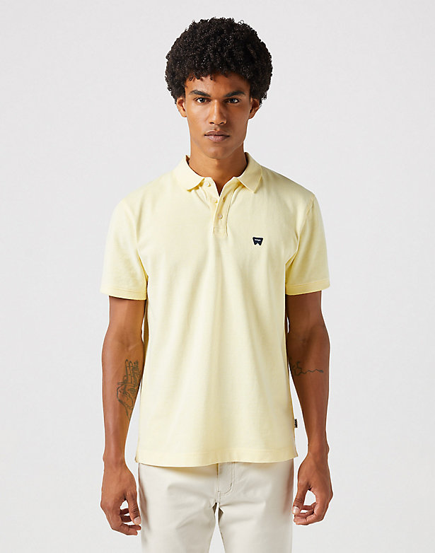 Refined Polo Shirt in Yellow