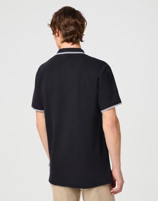 Polo Shirt in Black alternative view 2